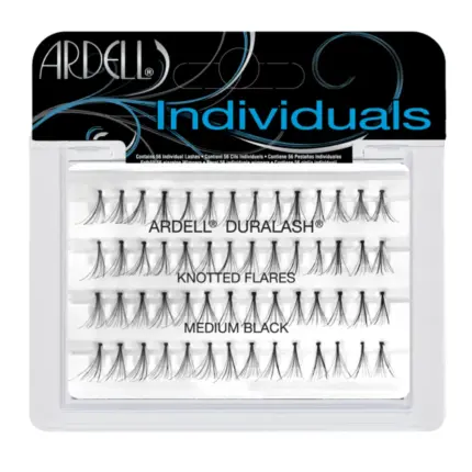 Ardell Extensiones De Pestañas En Mechones Con Nudos Negro Mediano